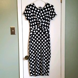 Maternity polkadot dress